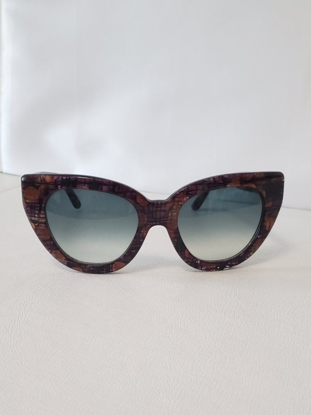 Morgenthal Frederics New York Sunglasses Made in France MAE Oversized Gradient
